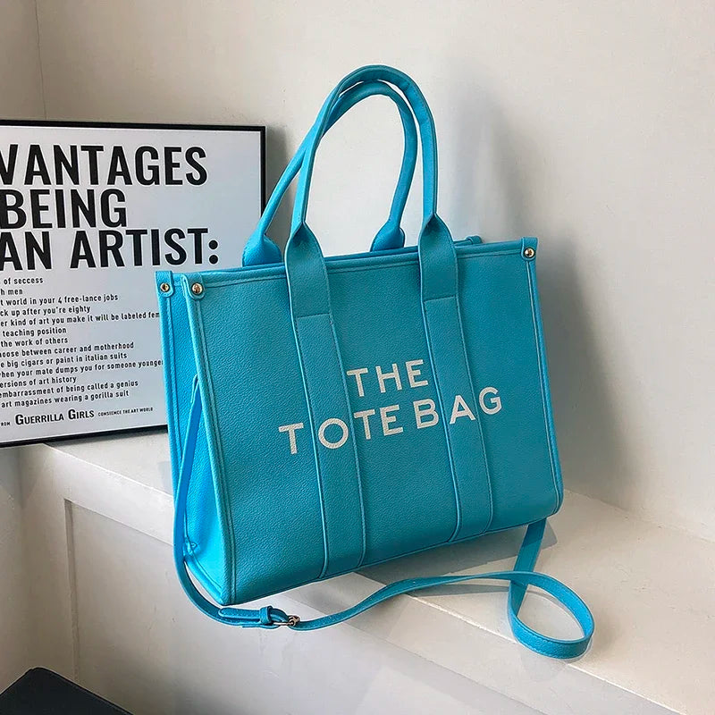 Luxury Designer Bag Tote Women Handbags Letter Shoulder Bags Brands Soft PU Shopper Purses Crossbody Bags for Women Clutch
