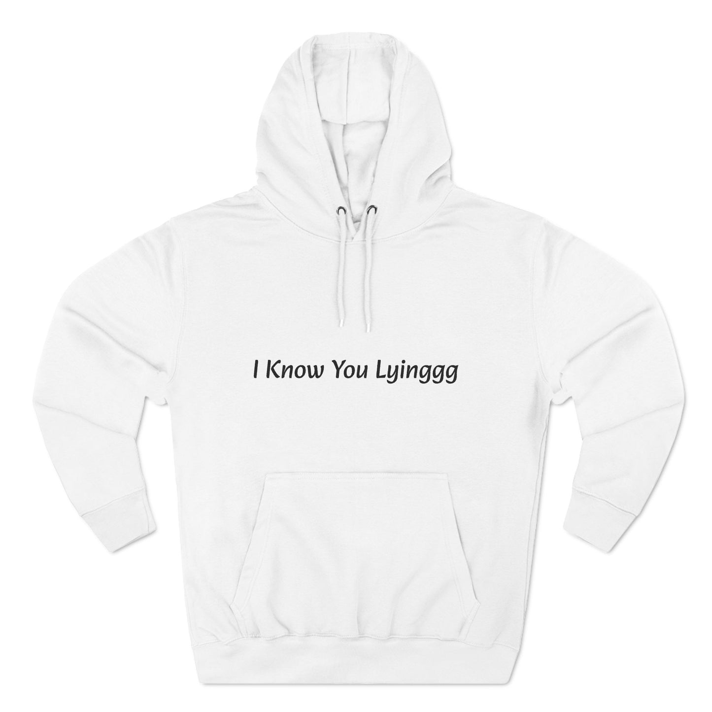 Three-Panel Fleece Hoodie