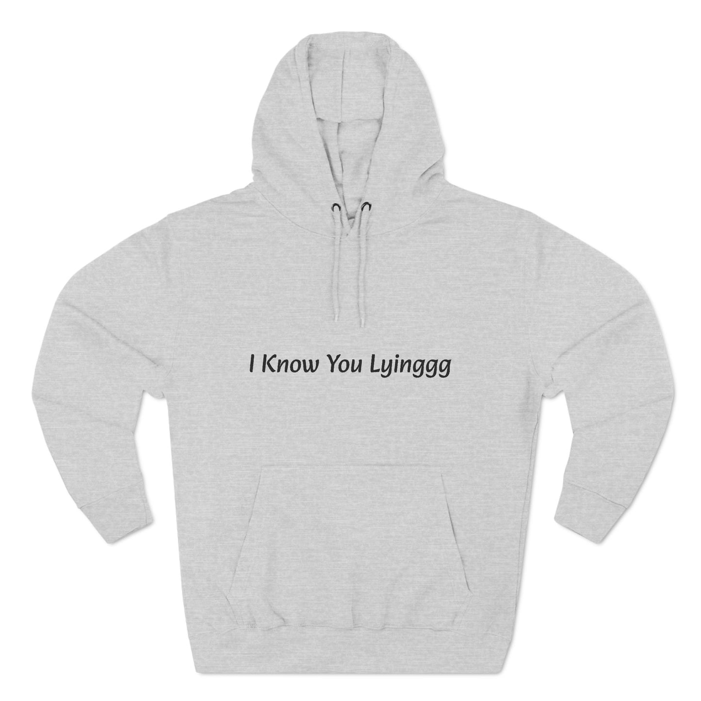 Three-Panel Fleece Hoodie