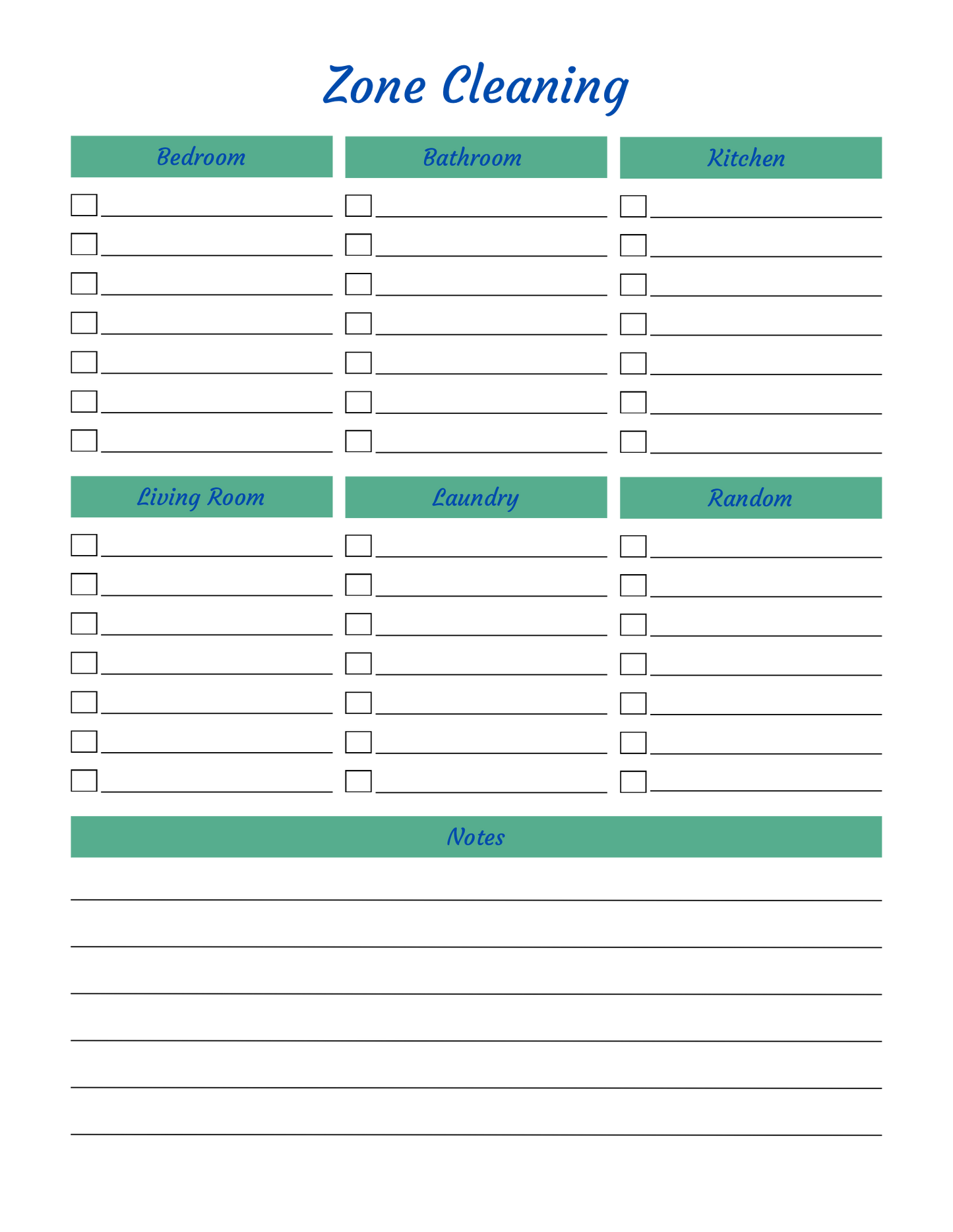 Cleaning Planner