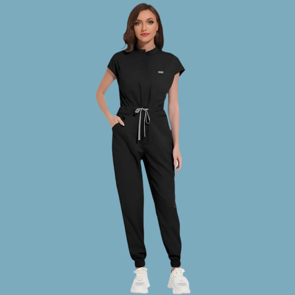 Wholesale Medical Apparel Scrub Uniform Women Short Sleeved Scrubs Jumpsuit Medical Hospital Clothing Scrub Uniforms with Pocket