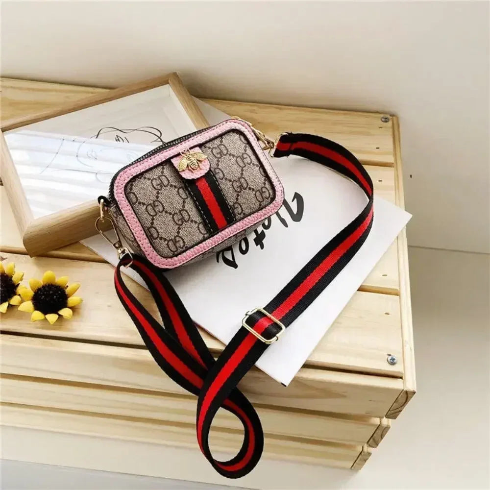 Kids Mini Crossbody Bag – Cute Waterproof PU Shoulder Bag