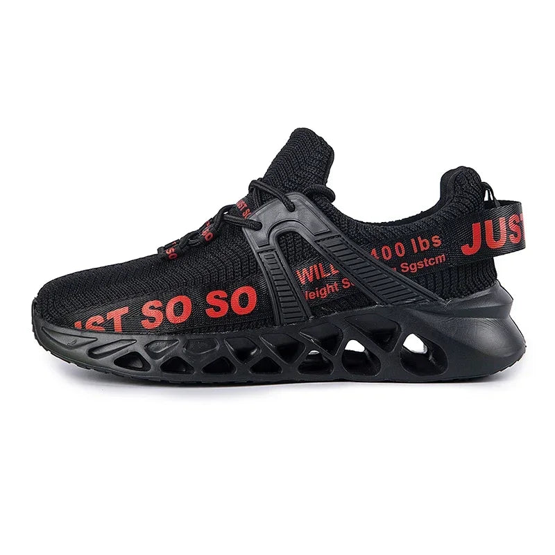 Just So So Shoes Outdoor Women Men Sneakers Lightweight Breathable Blade Running Shoes Marathon Athletic Shoes Mesh EU36-48