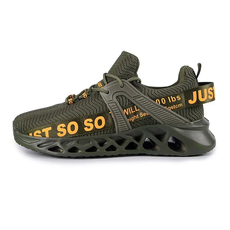 Just So So Shoes Outdoor Women Men Sneakers Lightweight Breathable Blade Running Shoes Marathon Athletic Shoes Mesh EU36-48