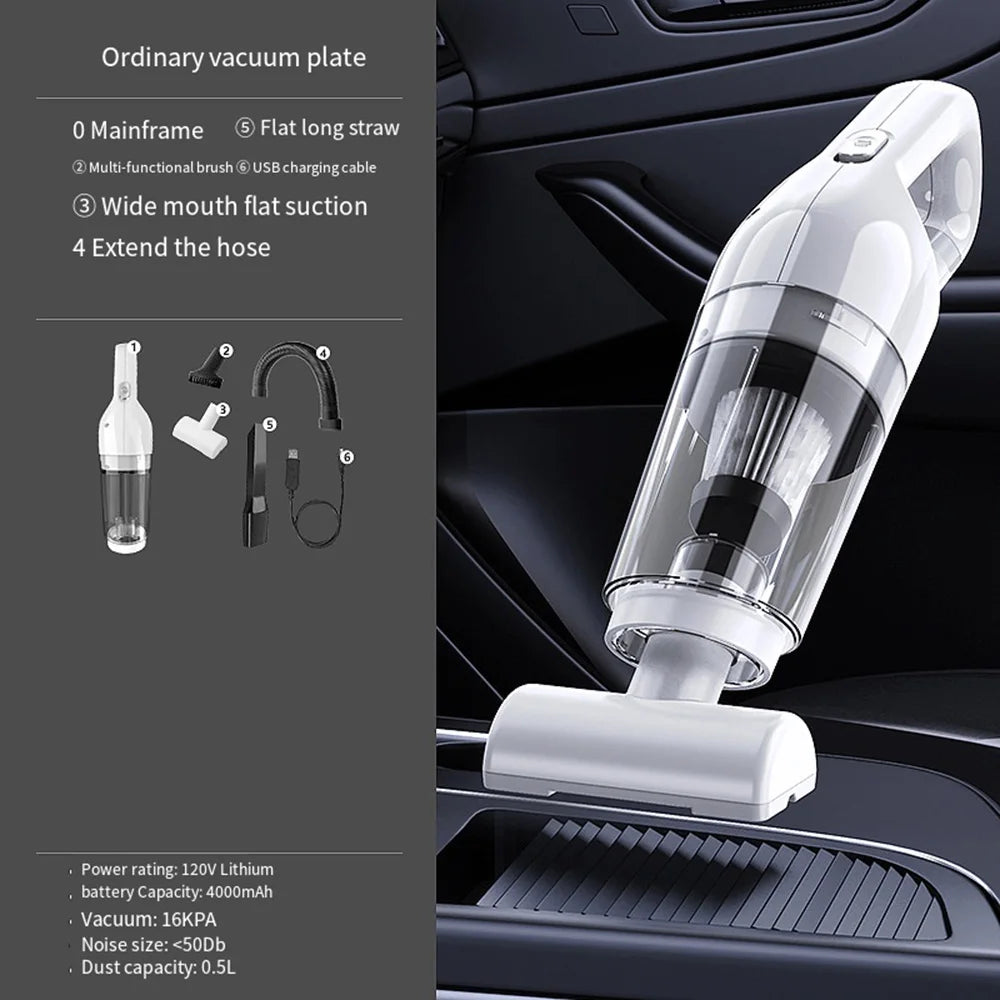 handheld car vacuum cleaner wireless function