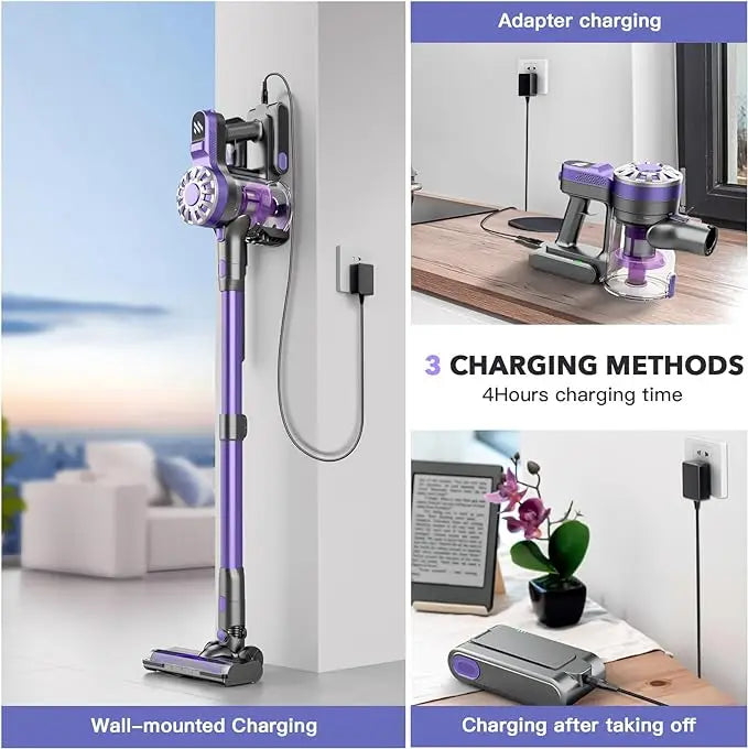 GOOVI V07 100kPA Wireless Handheld Vacuum Cleaners 180W Suction Power Cordless Stick Vaccum Cleaner