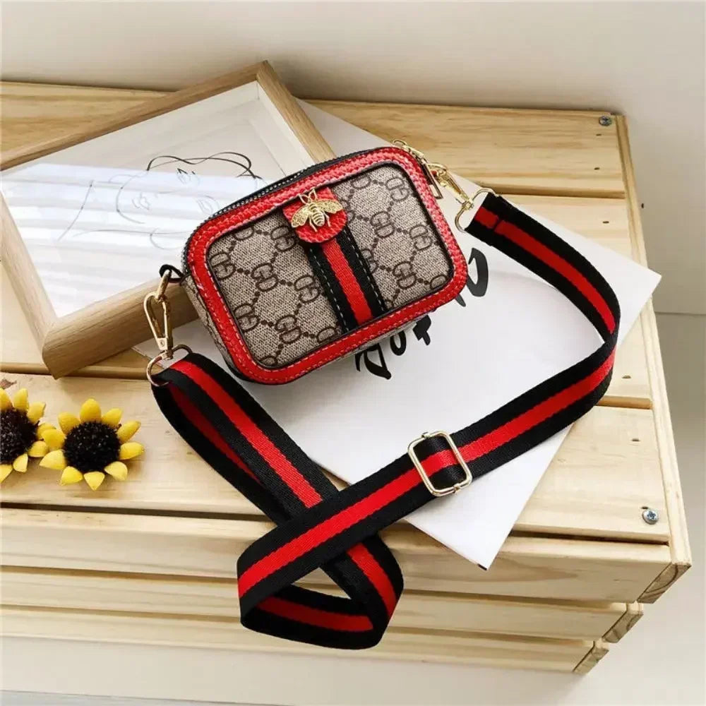Kids Mini Crossbody Bag – Cute Waterproof PU Shoulder Bag