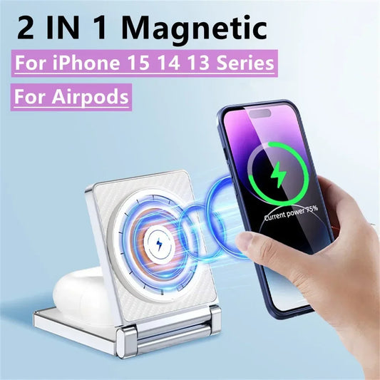 iphone 15 14 13 12 11 pro max strong magnetic charging dock station