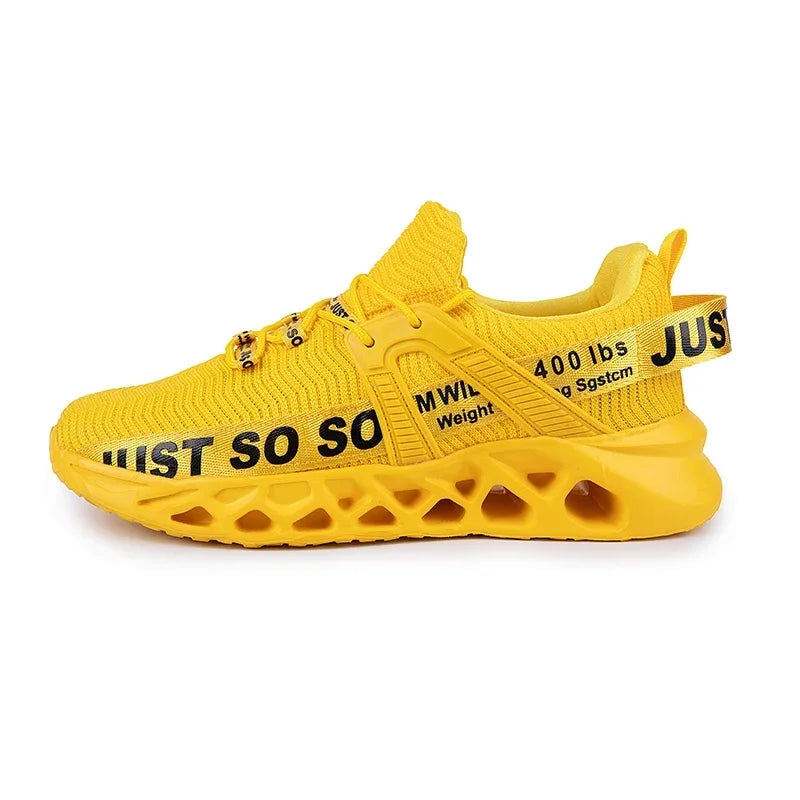 Just So So Shoes Outdoor Women Men Sneakers Lightweight Breathable Blade Running Shoes Marathon Athletic Shoes Mesh EU36-48