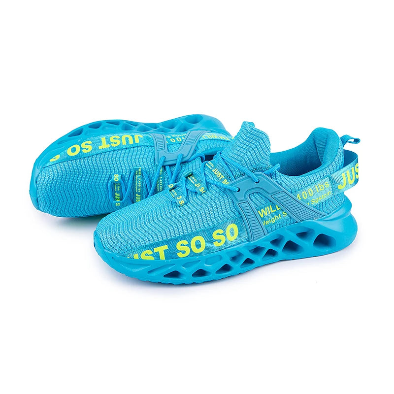 Just So So Shoes Outdoor Women Men Sneakers Lightweight Breathable Blade Running Shoes Marathon Athletic Shoes Mesh EU36-48