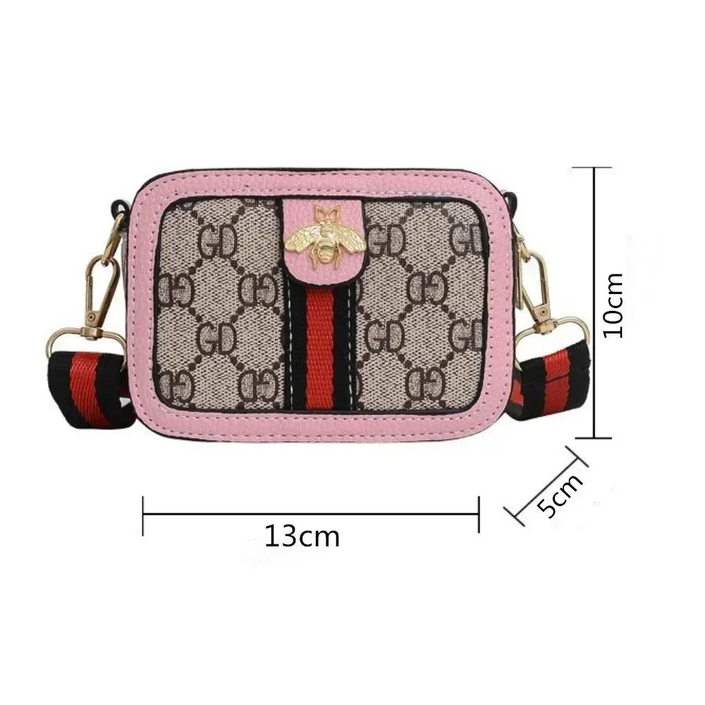Kids Mini Crossbody Bag – Cute Waterproof PU Shoulder Bag