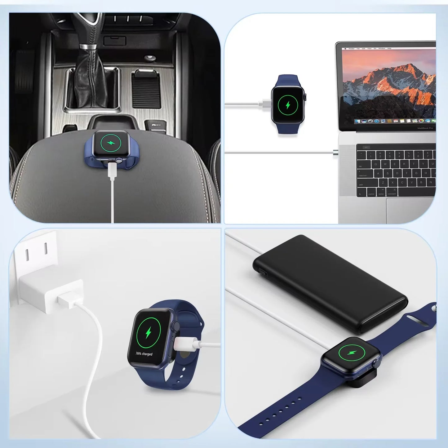 Apple Watch Series 9 8 7 6 5 4 3 2 SE 8 Pin USB-