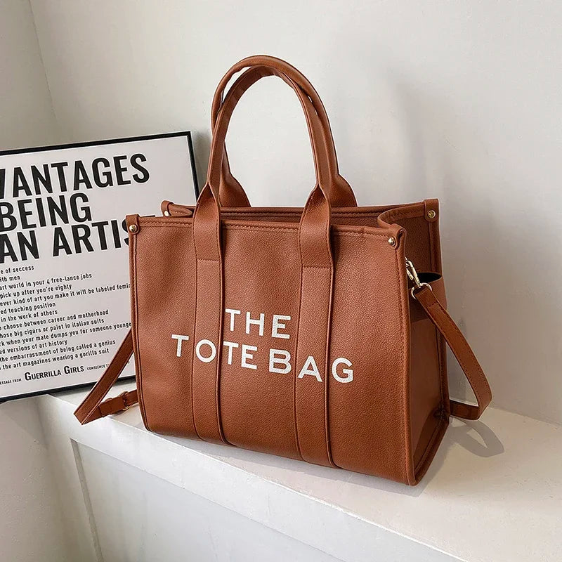 Luxury Designer Bag Tote Women Handbags Letter Shoulder Bags Brands Soft PU Shopper Purses Crossbody Bags for Women Clutch
