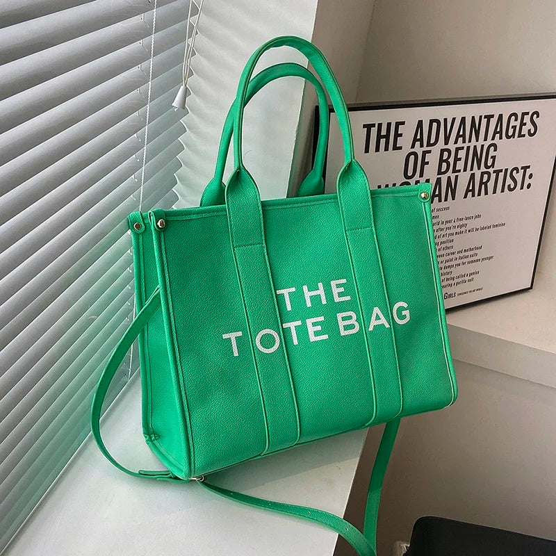 Luxury Designer Bag Tote Women Handbags Letter Shoulder Bags Brands Soft PU Shopper Purses Crossbody Bags for Women Clutch