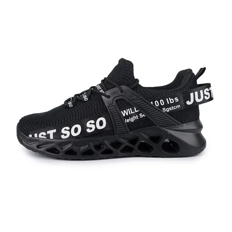 Just So So Shoes Outdoor Women Men Sneakers Lightweight Breathable Blade Running Shoes Marathon Athletic Shoes Mesh EU36-48