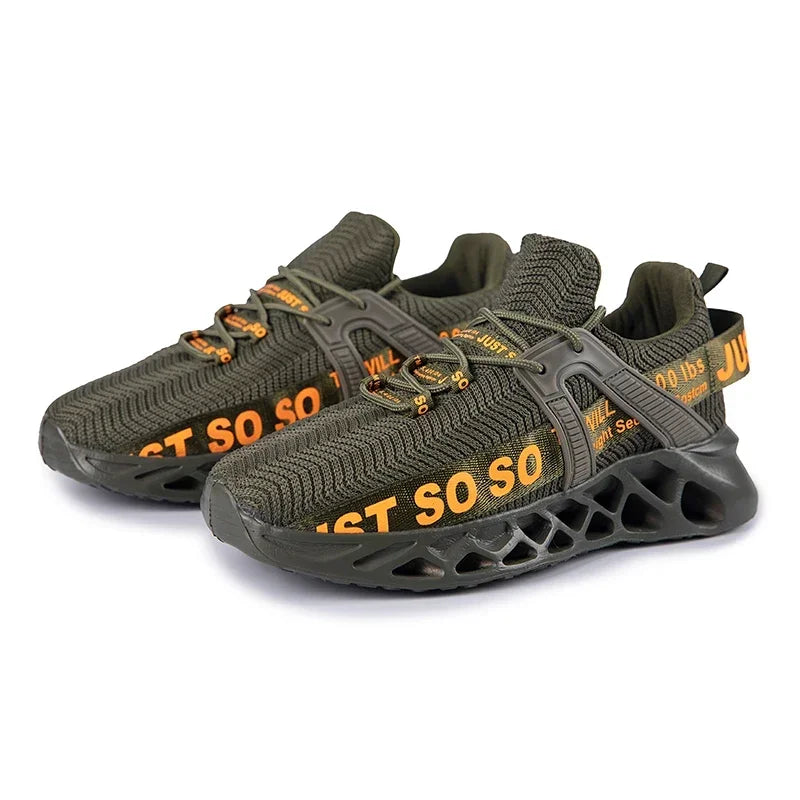 Just So So Shoes Outdoor Women Men Sneakers Lightweight Breathable Blade Running Shoes Marathon Athletic Shoes Mesh EU36-48