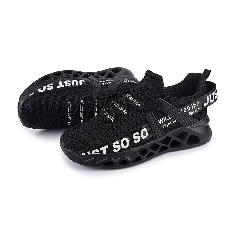 Just So So Shoes Outdoor Women Men Sneakers Lightweight Breathable Blade Running Shoes Marathon Athletic Shoes Mesh EU36-48