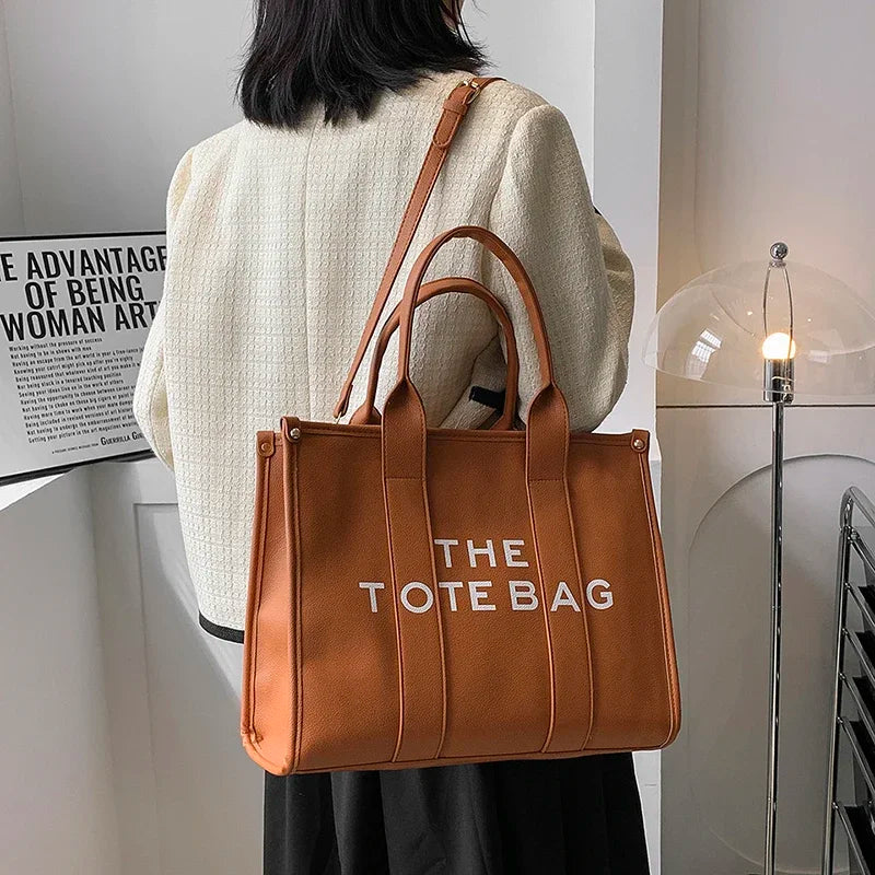 Luxury Designer Bag Tote Women Handbags Letter Shoulder Bags Brands Soft PU Shopper Purses Crossbody Bags for Women Clutch