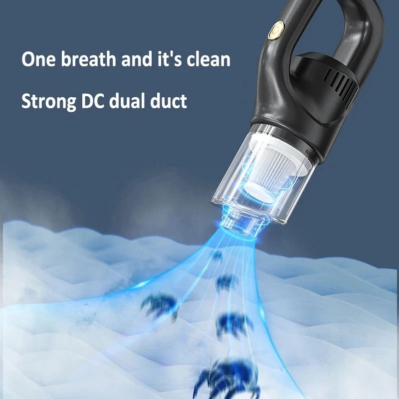 60000pa wireless home car cleaner handheld chargeable auto vacuum