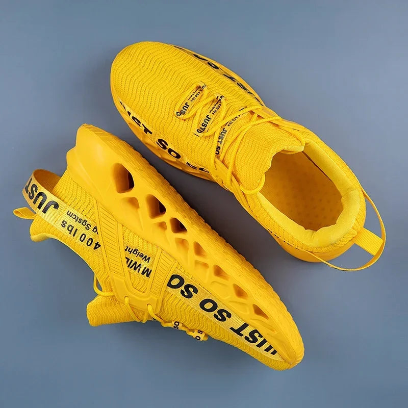 Just So So Shoes Outdoor Women Men Sneakers Lightweight Breathable Blade Running Shoes Marathon Athletic Shoes Mesh EU36-48