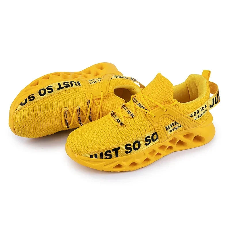 Just So So Shoes Outdoor Women Men Sneakers Lightweight Breathable Blade Running Shoes Marathon Athletic Shoes Mesh EU36-48