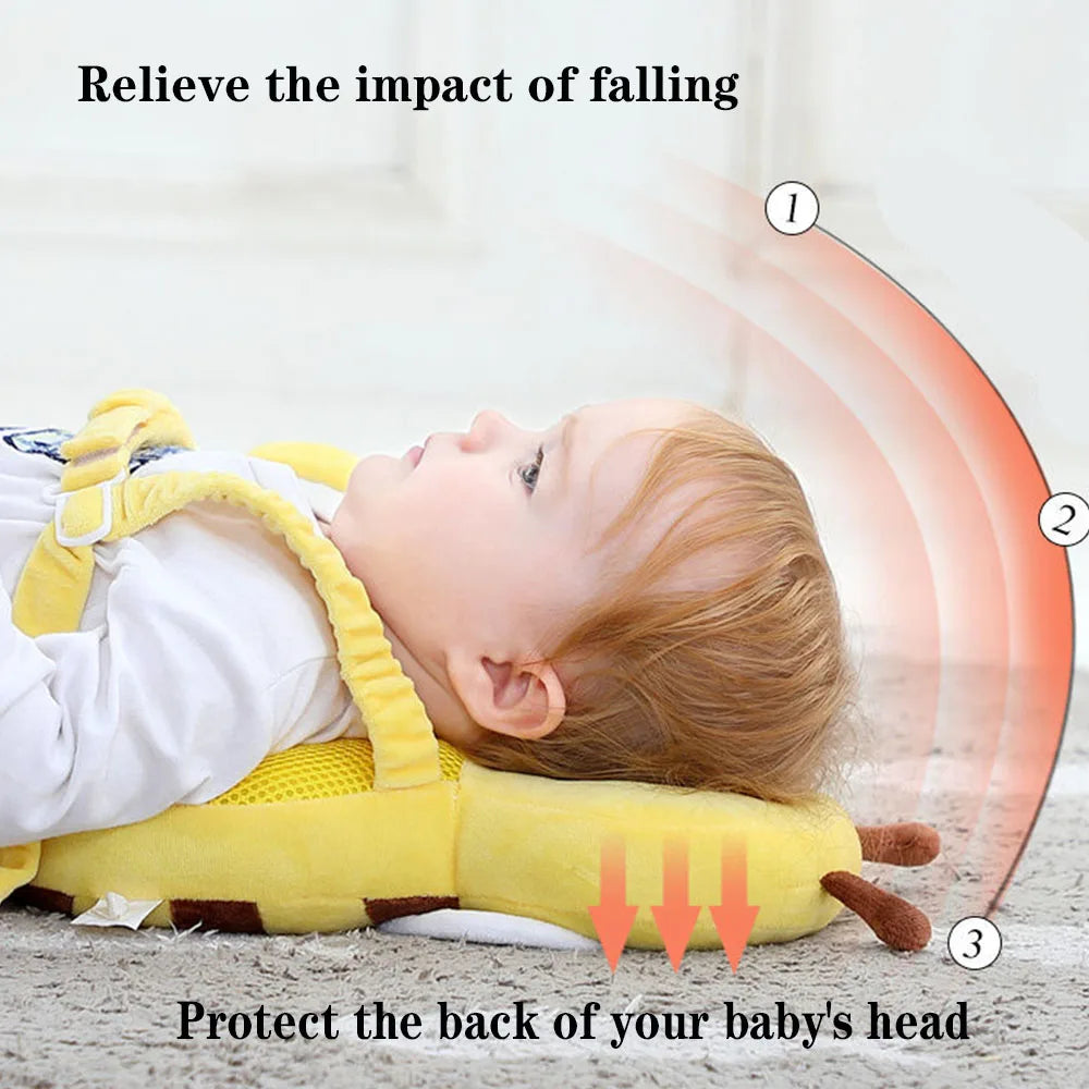 Toddler Head Protector Cushion Backpack Wear Adjustable Infant Safety