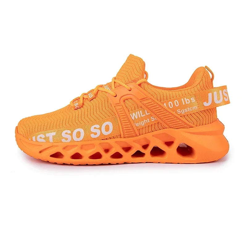 Just So So Shoes Outdoor Women Men Sneakers Lightweight Breathable Blade Running Shoes Marathon Athletic Shoes Mesh EU36-48