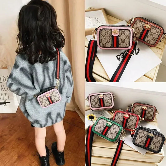 Kids Mini Crossbody Bag – Cute Waterproof PU Shoulder Bag