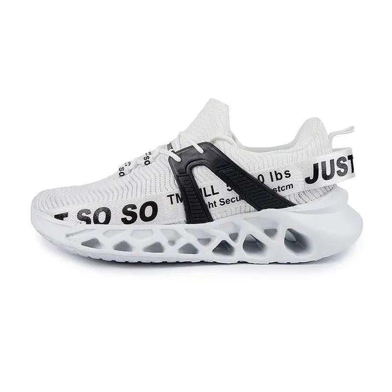 Just So So Shoes Outdoor Women Men Sneakers Lightweight Breathable Blade Running Shoes Marathon Athletic Shoes Mesh EU36-48