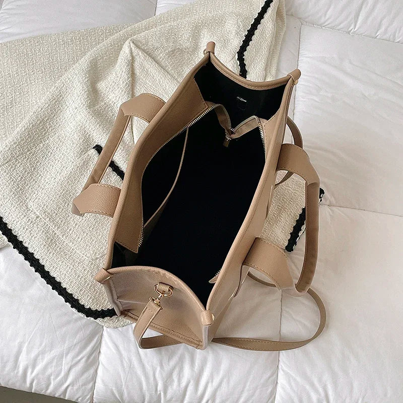 Luxury Designer Bag Tote Women Handbags Letter Shoulder Bags Brands Soft PU Shopper Purses Crossbody Bags for Women Clutch