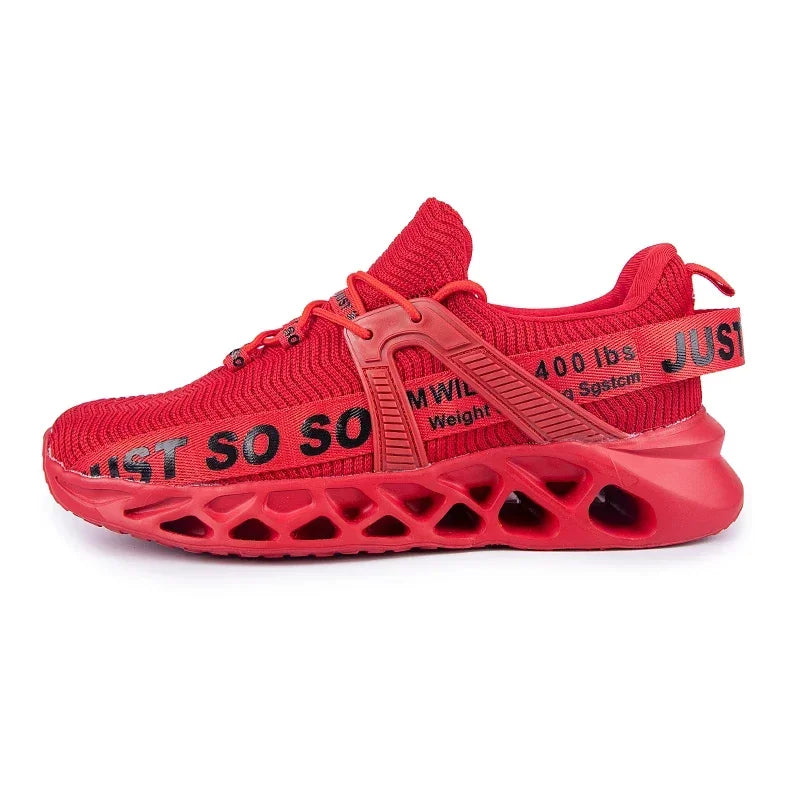 Just So So Shoes Outdoor Women Men Sneakers Lightweight Breathable Blade Running Shoes Marathon Athletic Shoes Mesh EU36-48