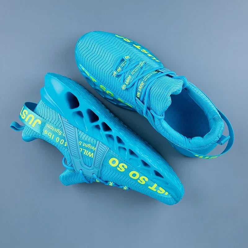 Just So So Shoes Outdoor Women Men Sneakers Lightweight Breathable Blade Running Shoes Marathon Athletic Shoes Mesh EU36-48