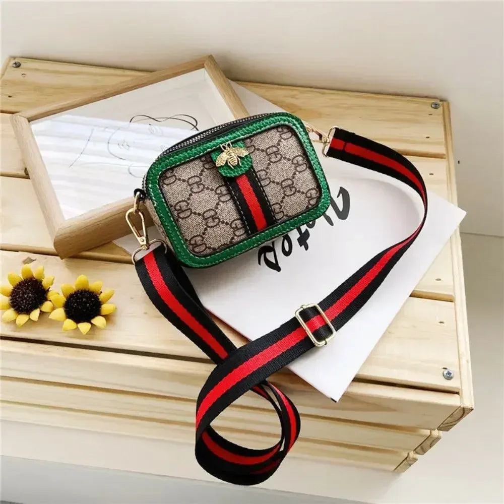 Kids Mini Crossbody Bag – Cute Waterproof PU Shoulder Bag